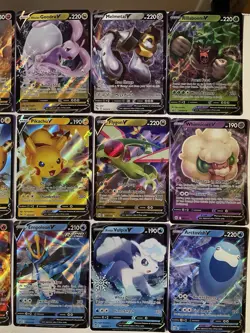 Pokemon Card Lot Of 15 V Holo Rares Various Sets Modern Near Mint English TCG - Image 5