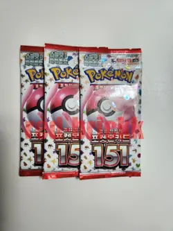 Pokemon Card 151 sv2a Factory SEALED Korean Booster Pack (Scarlet & Violet).+.3, - Image 1