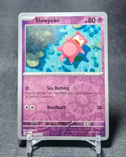 Slowpoke Common Reverse Holo Scarlet & Violet 151 Pokemon TCG Card 079/165 - Image 1