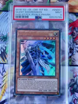 PSA 9 Silent Swordsman DPRP-EN001 1st Edition Ultra Rare 2016 Card - Image 1
