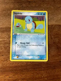 Pokemon Squirtle Card 82/112 EX FireRed & LeafGreen Non-Holo NM - Image 1