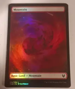 Mtg Theros Basic Land Foil Mountain #253 Lot x7 - Image 1