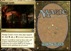 Magic the Gathering -MTG- Savage Lands - Image 1