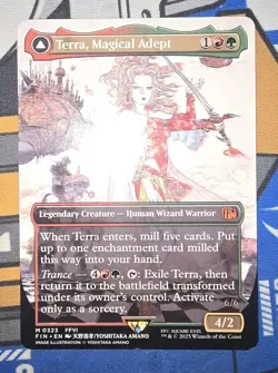 MTG - FIN - Terra, Magical Adept (Borderless) #0323 - Near Mint Non Foil - Image 1