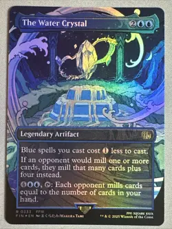 MTG / The Water Crystal / FIN / #333 / FOIL (Borderless) / Rare / NM - Image 1