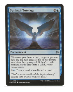 SPHINX's TUTELAGE Magic Origins English NM MTG - Image 1