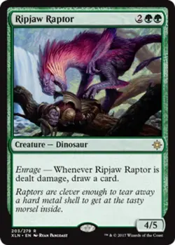 MTG - Ripjaw Raptor - Ixalan - NM, English Magic FLAT RATE SHIP - Image 1