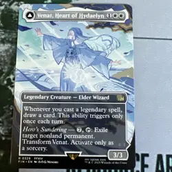 Venat, Heart of Hydaelyn (Borderless) #329 MTG Final Fantasy FIN NM 3/3 Unplayed - Image 1