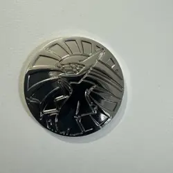 POKEMON ARCEUS VSTAR SILVER METAL COIN ARCEUS GAMESTOP EXCLUSIVE - Image 1