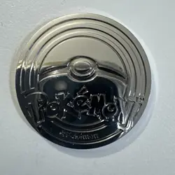 POKEMON ARCEUS VSTAR SILVER METAL COIN ARCEUS GAMESTOP EXCLUSIVE - Image 2