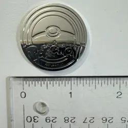 POKEMON ARCEUS VSTAR SILVER METAL COIN ARCEUS GAMESTOP EXCLUSIVE - Image 3