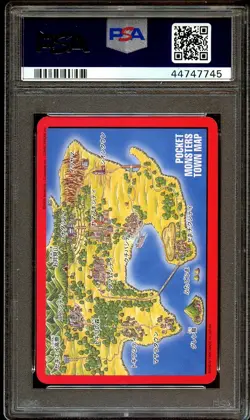 PSA 10 GEM MINT Charizard 000 Carddass Vending TOWN MAP Pokemon Card 745 - Image 3