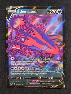 Carte Pokemon : Ethernatos V Ultra Rare 2020 Tenebres Embrasees 116/189 NM 🇲🇫 - Image 1