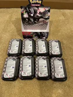 Pokemon Black And White Mini Tin Case With Display - Image 3
