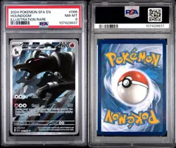 2024 Pokemon Shrouded Fable - Houndoom #66 - FULL ART *ILLUSTRATION RARE* PSA 8 - Image 1
