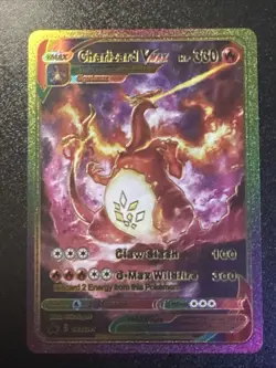 Charizard Vmax NM+ Rare Foil Fan Art Pokemon Card - Image 1
