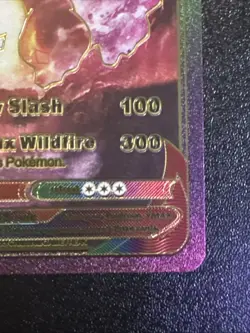 Charizard Vmax NM+ Rare Foil Fan Art Pokemon Card - Image 3