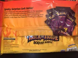 Pokemon Trading Card Game - Halloween TRICK or TRADE Booster Bundle In hand 820650850783 - Image 2