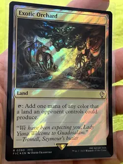Magic MTG Final Fantasy Collector's 💎 Surge Foil Exotic Orchard SP FFX - Image 1