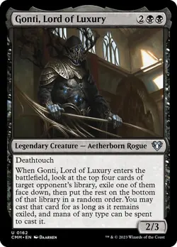 [MTG] Gonti, Lord of Luxury (Foil) (0162) (CMM) NM - Image 1