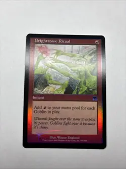 MTG Brightstone Ritual- Onslaught- Common- Very LP- FOIL - Image 2