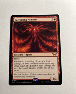 Screaming Nemesis - Duskmourn: House of Horror MTG Plus Bonus Rare!!! - Image 1