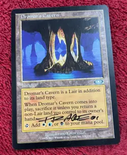 Dromar's Cavern 1x MtG Planeshift 2001 signed Franz Vohwinkel - Image 1