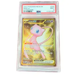2023 Pokemon Mew ex - Hyper Rare Gold - Scarlet Violet 151 - PSA 9 - Image 1