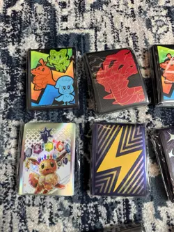 Lot Bundle 17 Pokemon TCG Sleeve Card Protecters 2 Deck Box’s And 3 Mini Books - Image 2