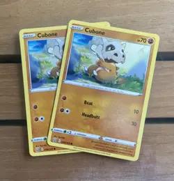 Pokemon TCG - Cubone 069/163 Swsh05: Battle Styles Regular - Playset x 2 - Image 1