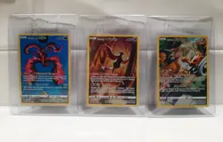 Pokemon Galarian Moltres, Galarian Articuno and Galarian Zapdos Promo Set NM - Image 1