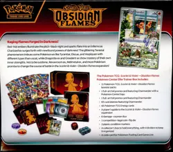 SV Obsidian Flames POKEMON CENTER ETB Elite Trainer Box SEALED (11 Packs PROMO) - Image 4