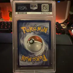 2019 Pokemon SM Black Star Promo Eevee & Snorlax Tag Team GX #SM169 PSA 8 - Image 2