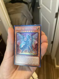🔥 YUGIOH Timaeus The United Dragon MP23-EN003 PRISMATIC SECRET RARE NM 1ST ED - Image 3