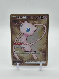 Pokemon TCG Mew EX Metal Gold NM 205/165 Scarlet & Violet 151 Promo Card - Image 1