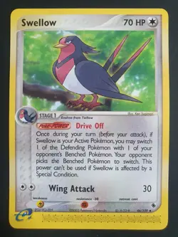 Swellow 46/109 - Ruby and Sapphire Set - Pokemon Card - Near Mint Condition - Image 1