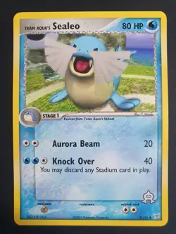 Team Aqua's Sealeo 31/95 - Team Magma vs Team Aqua Set - Pokemon Card - NM - Image 1