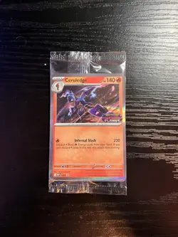 Phantasmal Flames STAFF Sealed Promo Pack - 4 Cards Pokemon TCG - Image 1