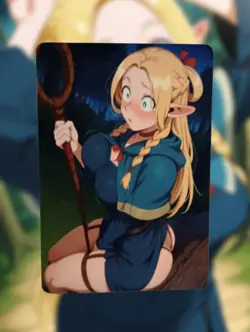 Marcille Donato Delicious in Dungeon Anime Waifu Sexy Doujin Lewd Hentai Card - Image 1