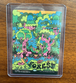 Forest (1949) NONFOIL - Flower Power Secret Lair Ashley Dreyfus MTG - IN HAND! - Image 1