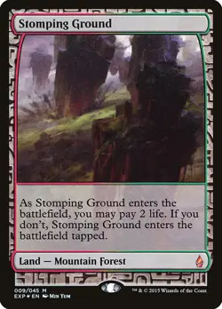 Stomping Ground [Zendikar Expeditions] Foil Near Mint - Image 1