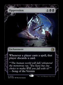 Oppression 32 Foil R Wilds of Eldraine: Enchanting Tales - Image 1