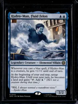 Hydro-Man, Fluid Felon - 33 - SPM - NM - MTG Magic the Gathering - Image 1