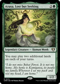 [MTG] Azusa, Lost but Seeking (Foil) (0274) (CMM) NM - Image 1