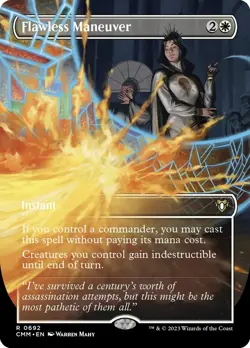 [MTG] Flawless Maneuver (Borderless) (0692) (CMM) NM - Image 1