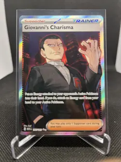 Giovanni's Charisma Full Art SR 197/165 Pokemon 151 English (Near Mint) - Image 1