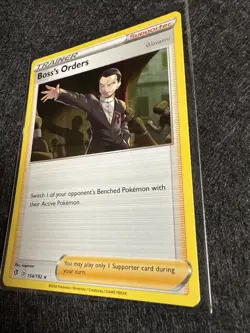 Boss's Orders 154/192 SWSH Rebel Clash Holo Rare Trainer Pokemon TCG 2020 NM - Image 2