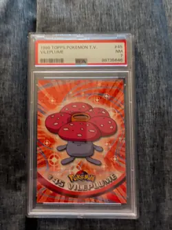 1999 Topps Pokemon Vileplume #45 TV Animation Edition Series 1, Blue Logo - Image 1