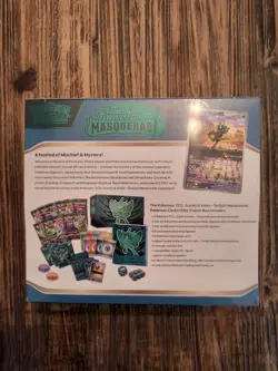 Twilight Masquerade Elite Trainer Box ETB POKEMON CENTER EXCLUSIVE - SEALED - Image 3