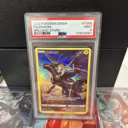 Pokemon TCG Brilliant Stars Zekrom Full Art #TG05/TG30 PSA 9 MINT - Image 1